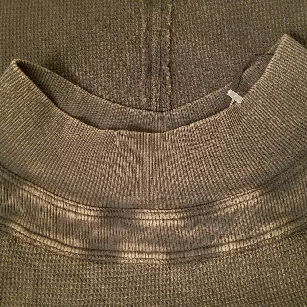 FREE PEOPLE Cropped Thermal Pulllover - Picture 4 of 7